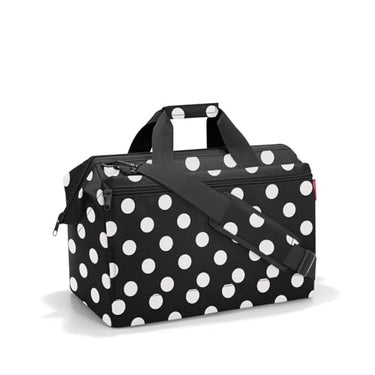 reisenthel allrounder pocket in dots white – Vielseitige Doktortasche für Reise, Arbeit und Freizeit – Mit praktischer Trolley-Aufsteckfunktion im Sale